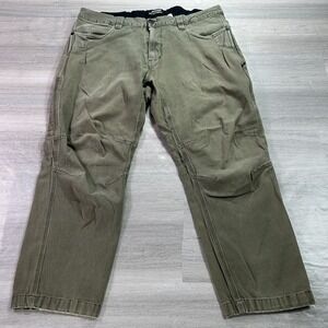 Off The Grid Pants Mens 36x26 Green Trailblazer Carpenter Stretch Workwear